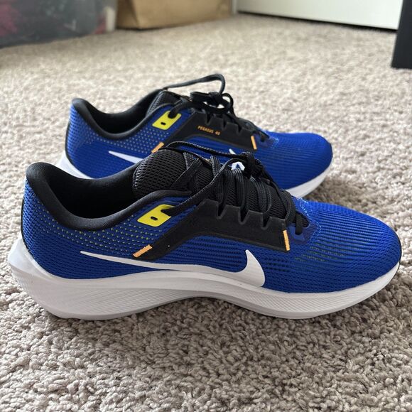 Nike Air Zoom Pegasus 40 DV3853-401 Sneakers Men's Blue White Running Size 9.5 - Picture 5 of 6